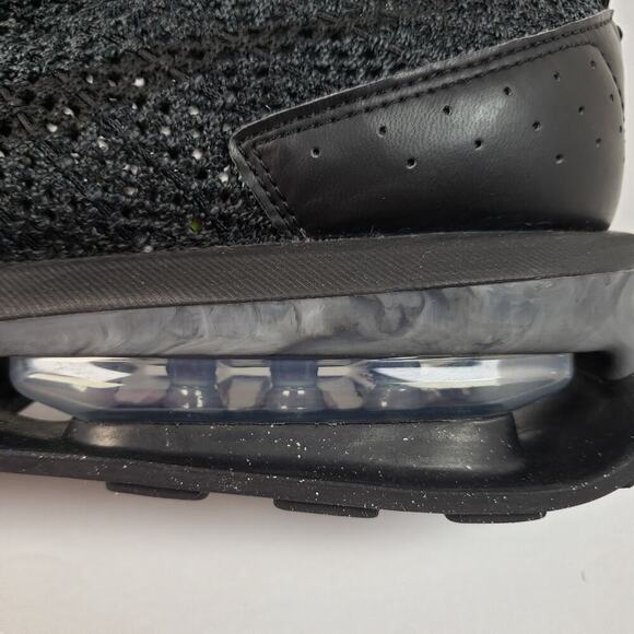 Nike Air Max Flyknit Racer Mens Size 13 Triple Black Running Sneaker Shoes main image 7